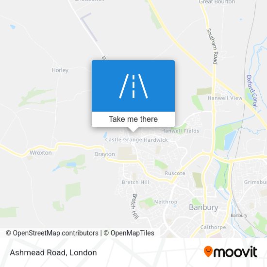 Ashmead Road map