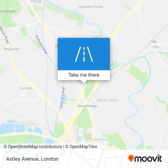 Astley Avenue map