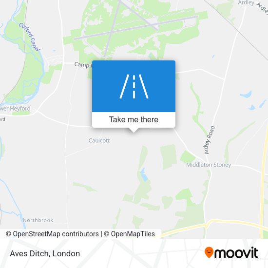 Aves Ditch map