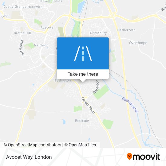 Avocet Way map