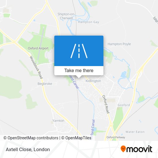 Axtell Close map