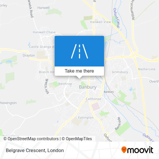 Belgrave Crescent map