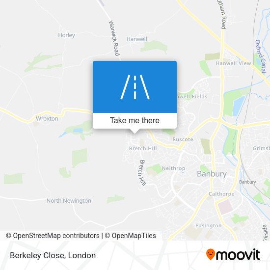 Berkeley Close map