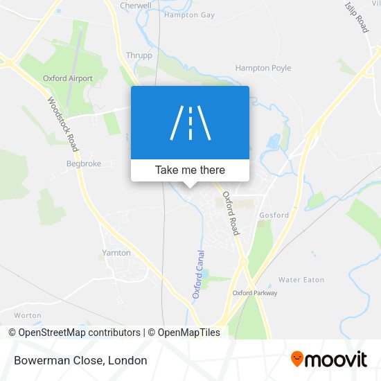 Bowerman Close map