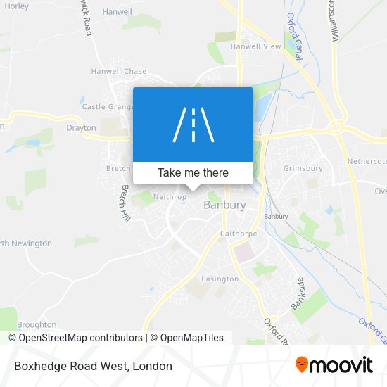 Boxhedge Road West map