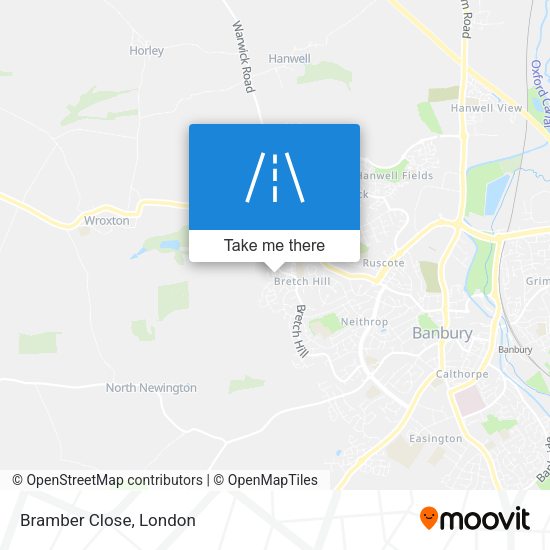 Bramber Close map