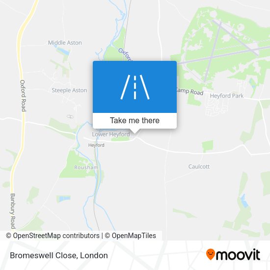 Bromeswell Close map