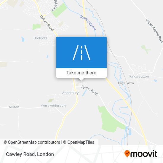 Cawley Road map