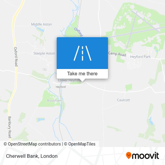 Cherwell Bank map
