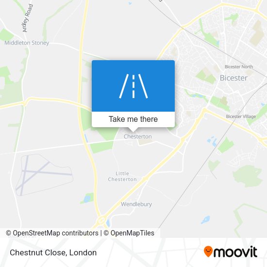 Chestnut Close map