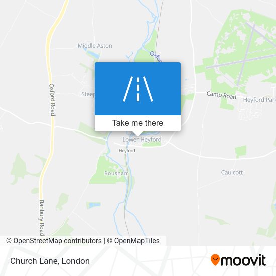 Church Lane map