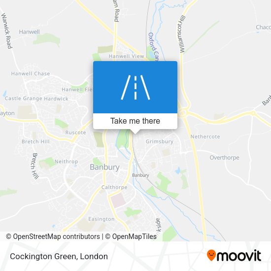 Cockington Green map