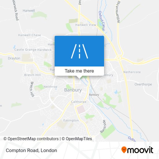Compton Road map