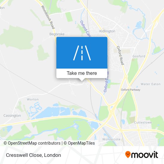 Cresswell Close map
