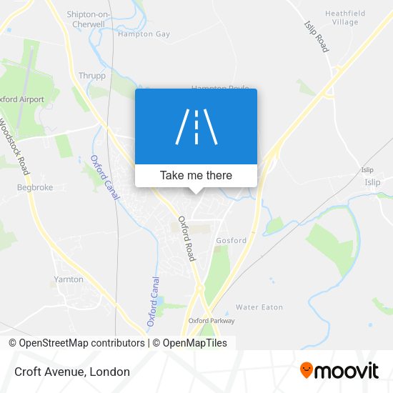 Croft Avenue map