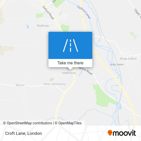 Croft Lane map
