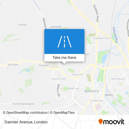 Daimler Avenue map