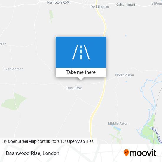 Dashwood Rise map