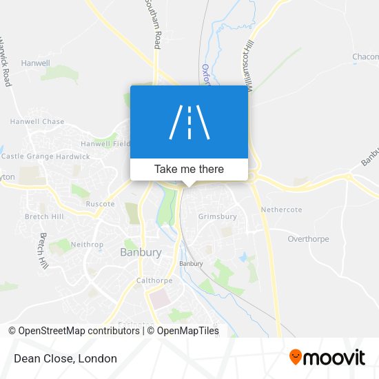 Dean Close map