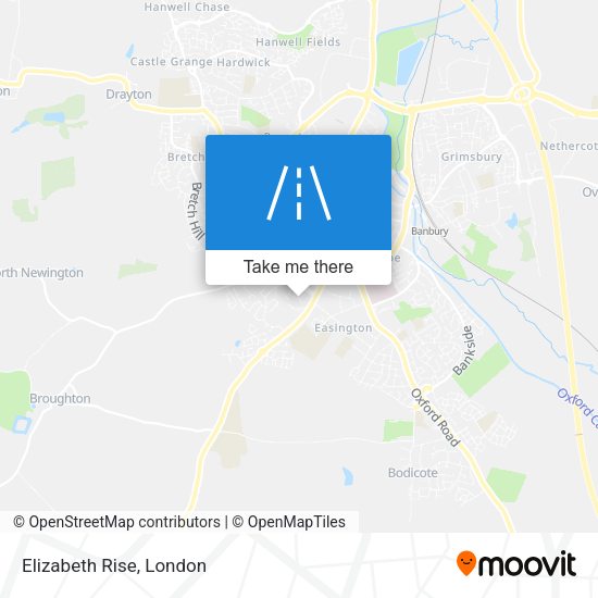 Elizabeth Rise map