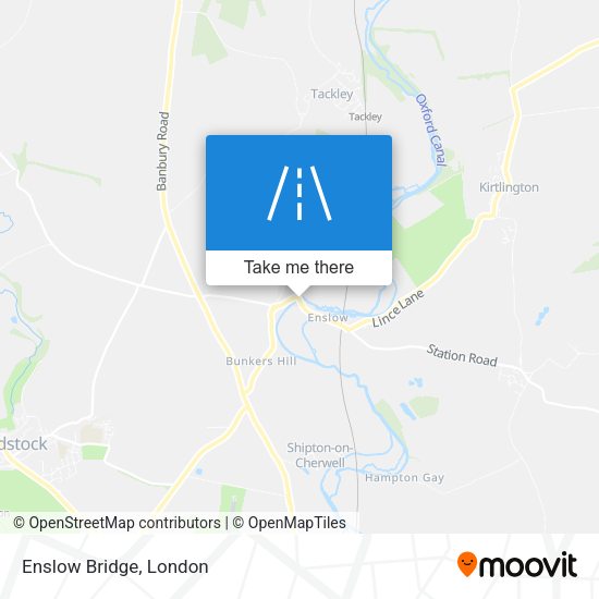 Enslow Bridge map