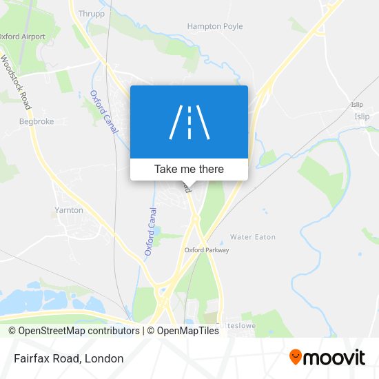 Fairfax Road map
