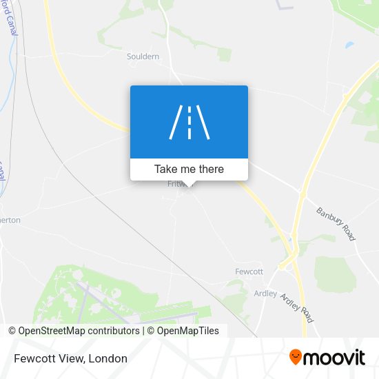 Fewcott View map