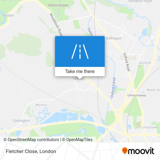 Fletcher Close map
