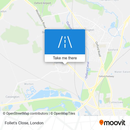 Follet's Close map