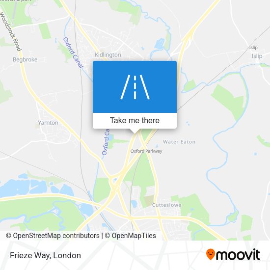 Frieze Way map