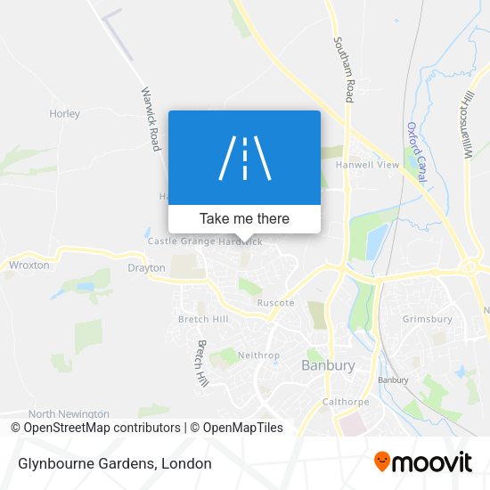 Glynbourne Gardens map