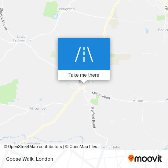 Goose Walk map