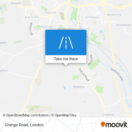 Grange Road map