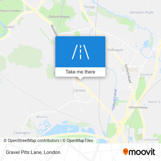 Gravel Pits Lane map