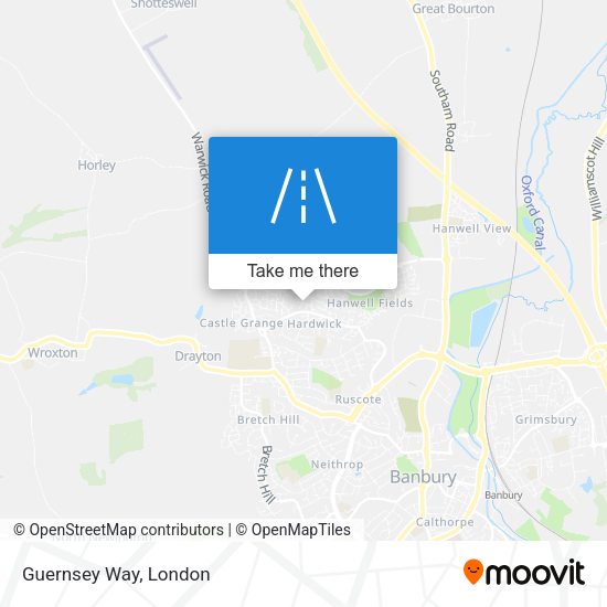 Guernsey Way map