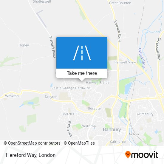 Hereford Way map