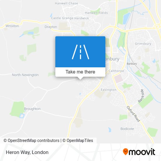 Heron Way map
