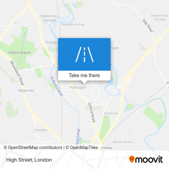 High Street map
