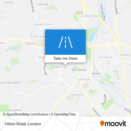 Hilton Road map