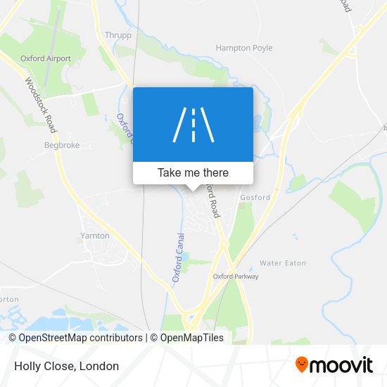 Holly Close map
