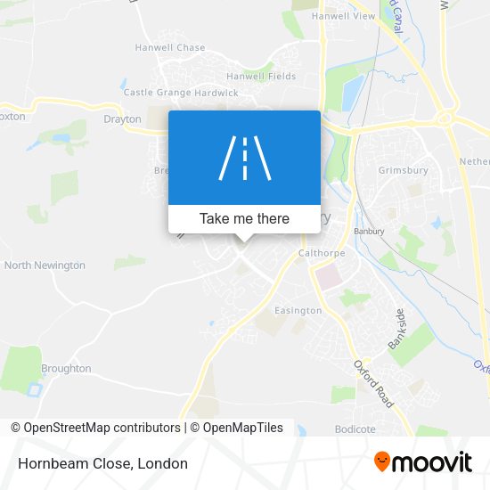 Hornbeam Close map