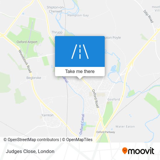 Judges Close map