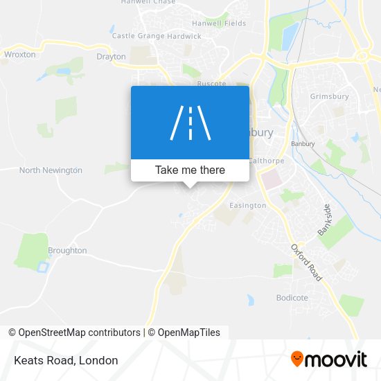 Keats Road map