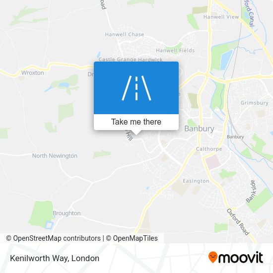 Kenilworth Way map