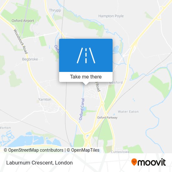 Laburnum Crescent map