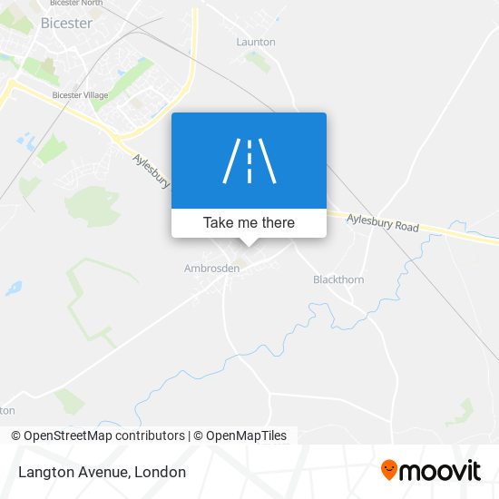 Langton Avenue map