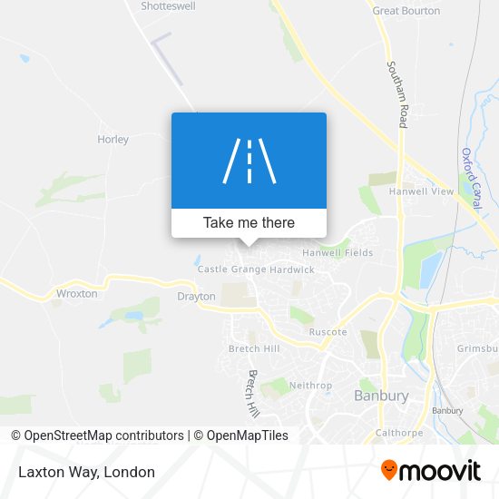 Laxton Way map