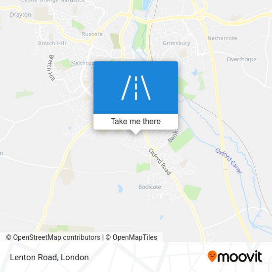 Lenton Road map