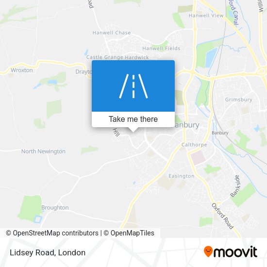 Lidsey Road map