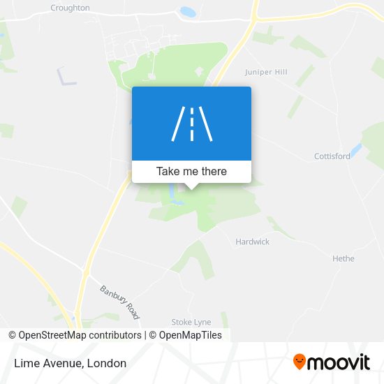 Lime Avenue map